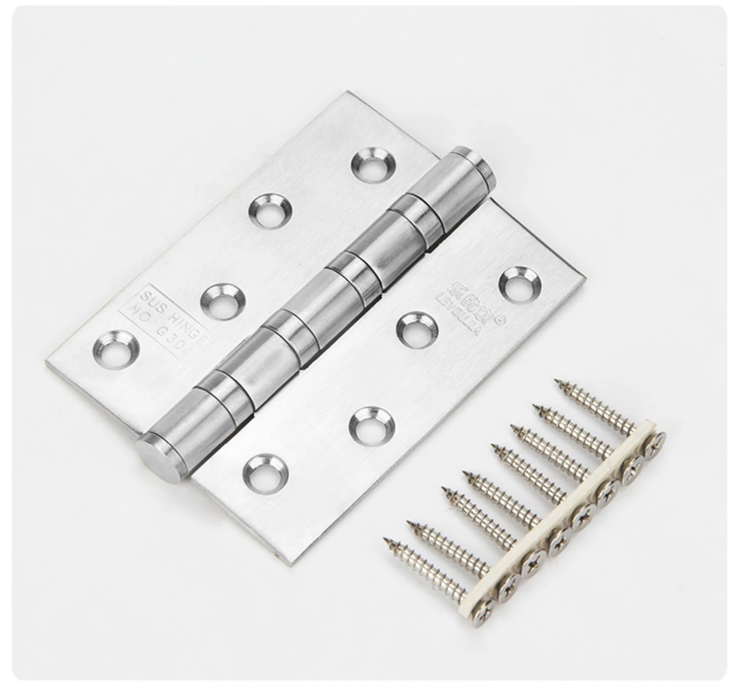 Custom Size Stainless Steel 4BB Stainless Steel Ball bearing Door Hinge Butt hinge Iron hinge