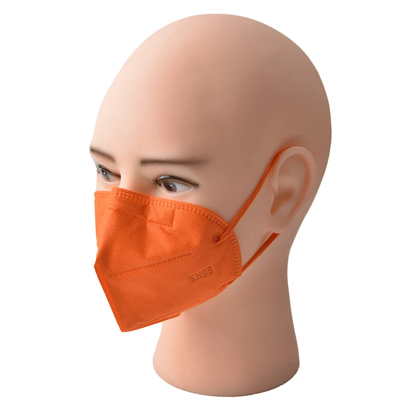 Оранжевый защитный чехол для лица Kn95 Masker