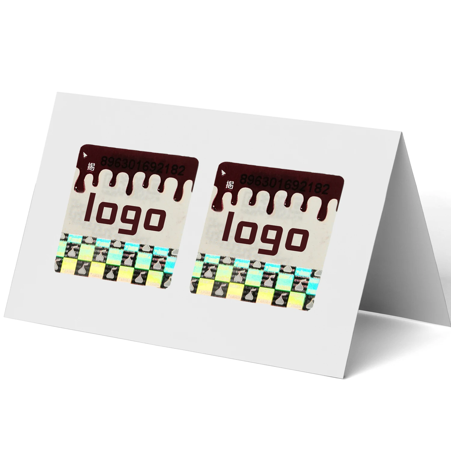 Anti-counterfeiting Mark Rubber Wine Label Lip Gloss Labels Custom Hologram Thermal Laminating Pouches