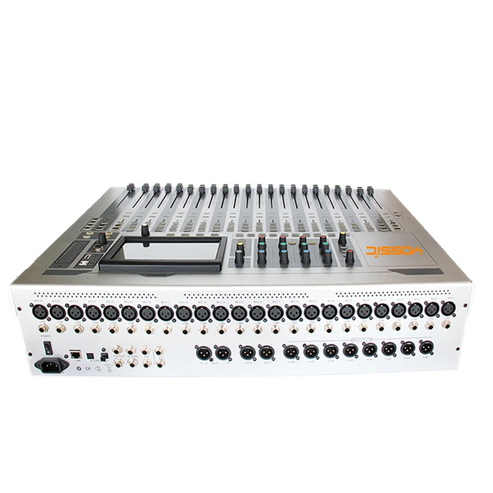 
High performance professional 32 channel digital audio mixer console 