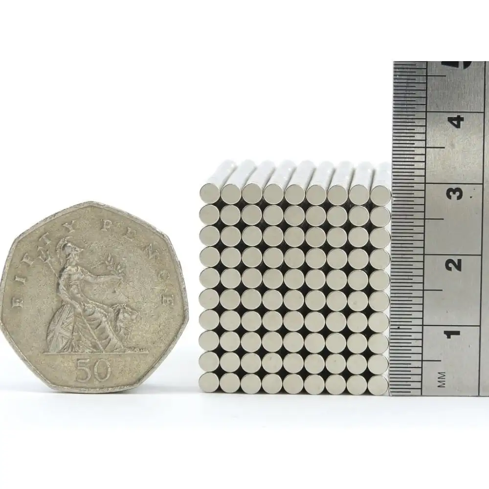 Powerful N35 D3x2mm Tiny Mini Micro Round Disc Neodymium Magnets for Cigar Package