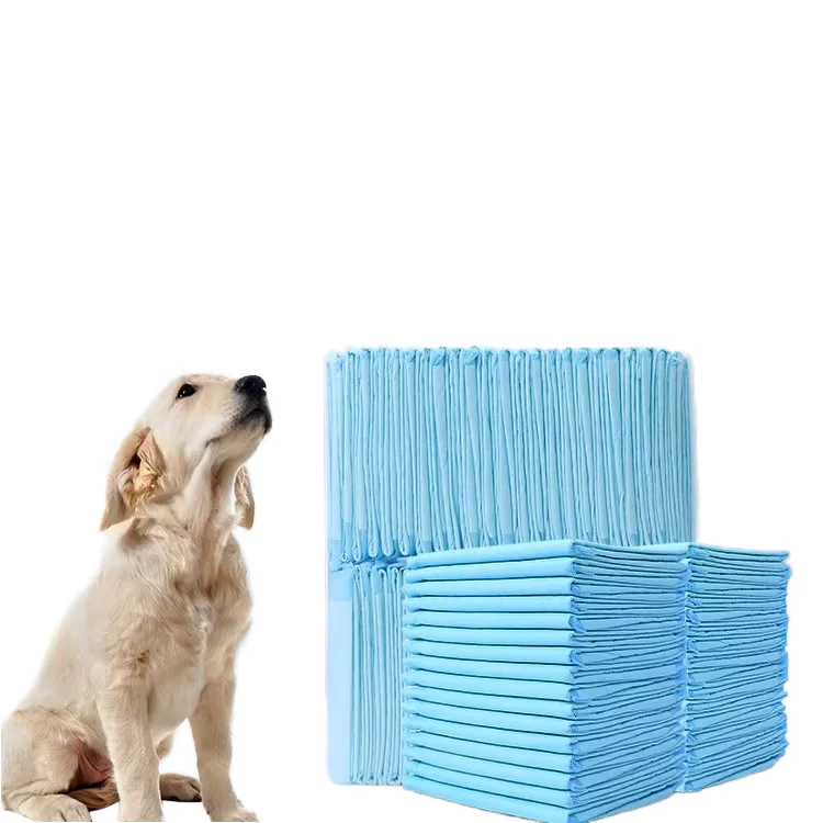 Factory Supply High Quality 60x90 Puppy Pads Disposable PE Paper Training Pads Dogs Cats Hot Sale Waterproof Pet Pee Pads