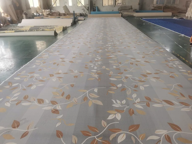100% Nylon Luxury Hotel Pattern Carpet Soft Wall-to-Wall Tufted Woven Jacquard for Cinema Theater Factory Printed Carpt Home Use