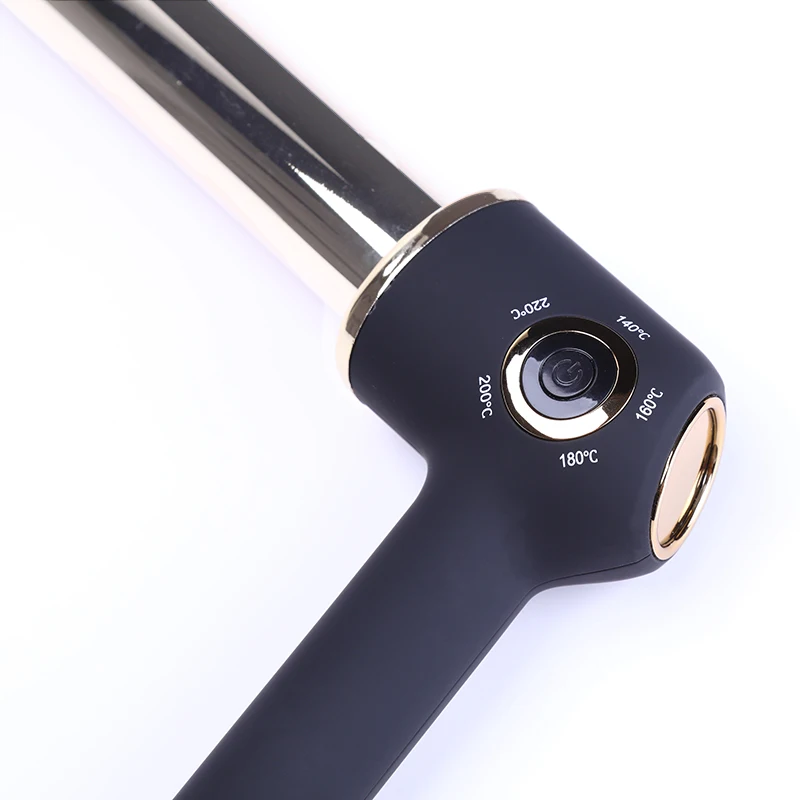 
LCD rotating hair curler machine price hair styler curler iron professional custom 