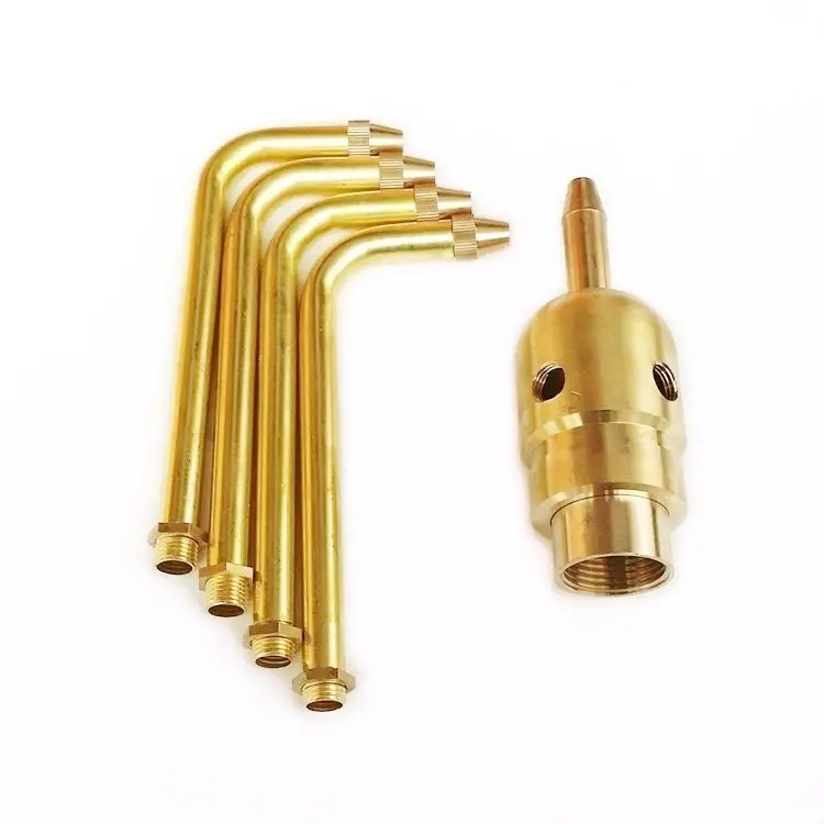 Fountain Nozzle Heads with Rotating 4 Arms, G1/2 Male Thread Rotate Water Fountain Nozzle