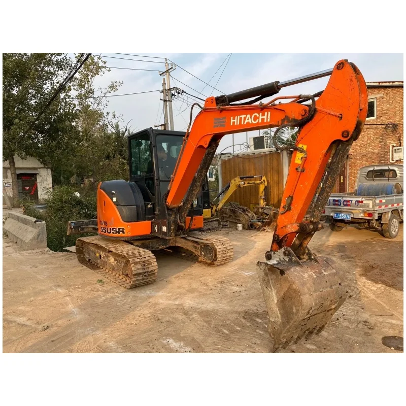 Hitachi ZX50 мини 5-тонный экскаватор б/у 55 ZX55 оригинальный японский Многофункциональный и эффективный