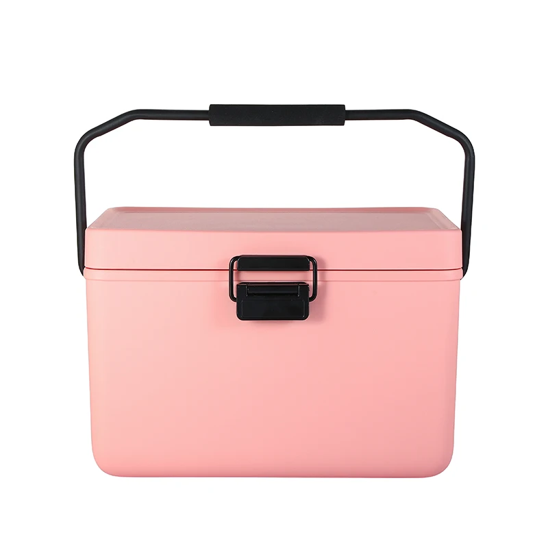 Custom color and logo portable hard cooler insulated cooler box 12L for camping outside picnic