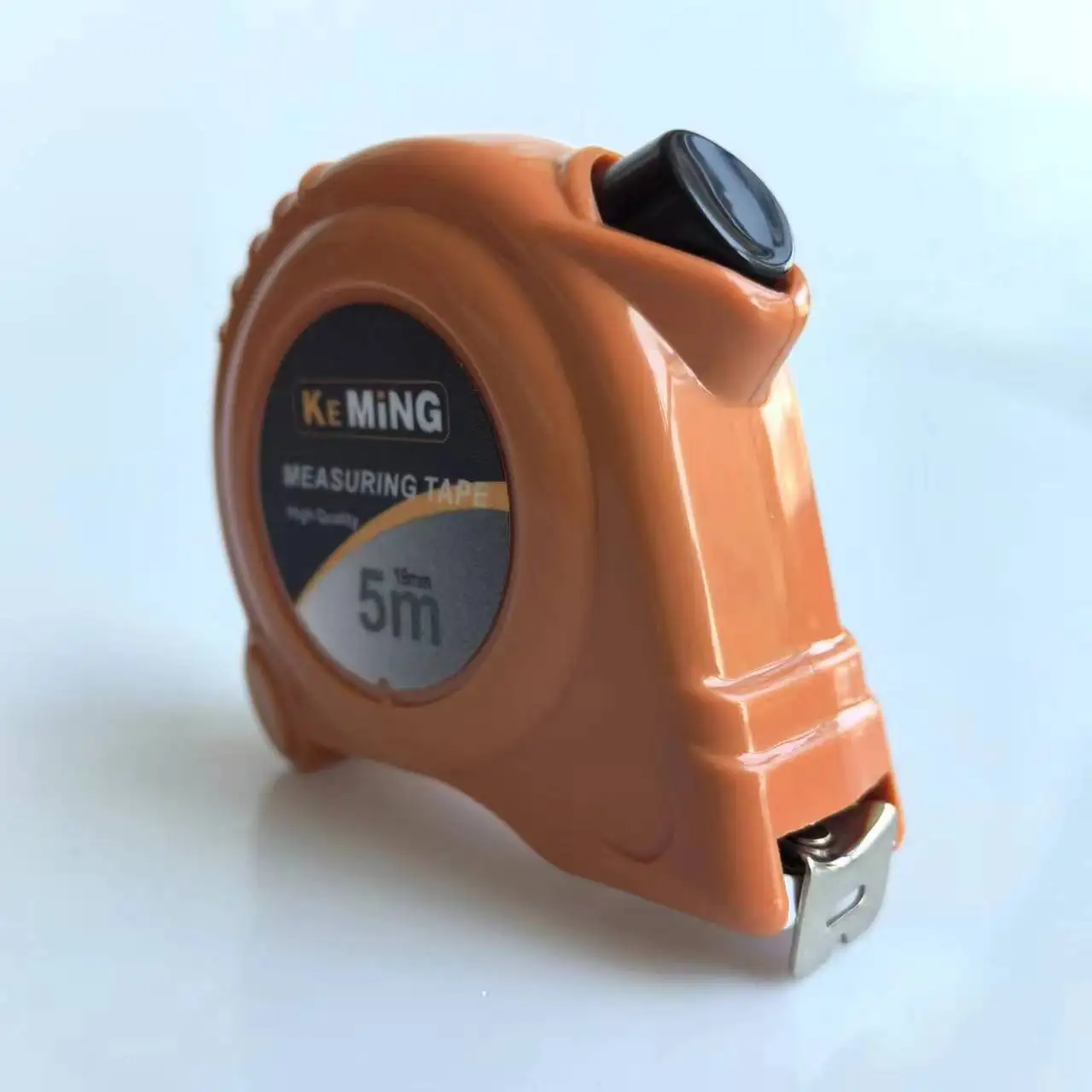 5M 16Ft Measuring Tape Brown ABS Plastic Case Measuring Meter Pocket Tape Metric Inch Style Stainless Steel Tape