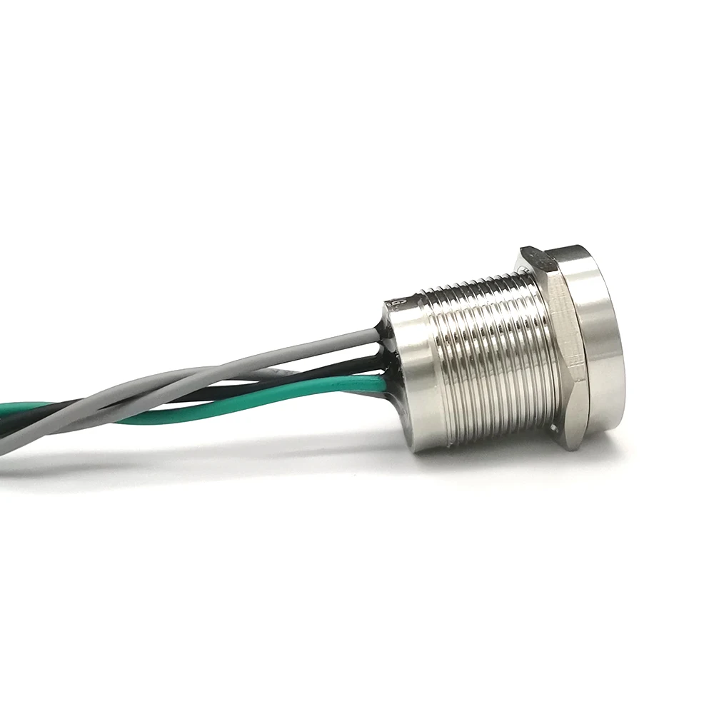 Metal Marine waterproof control usa underwater 16mm 22mm power push button piezo switch