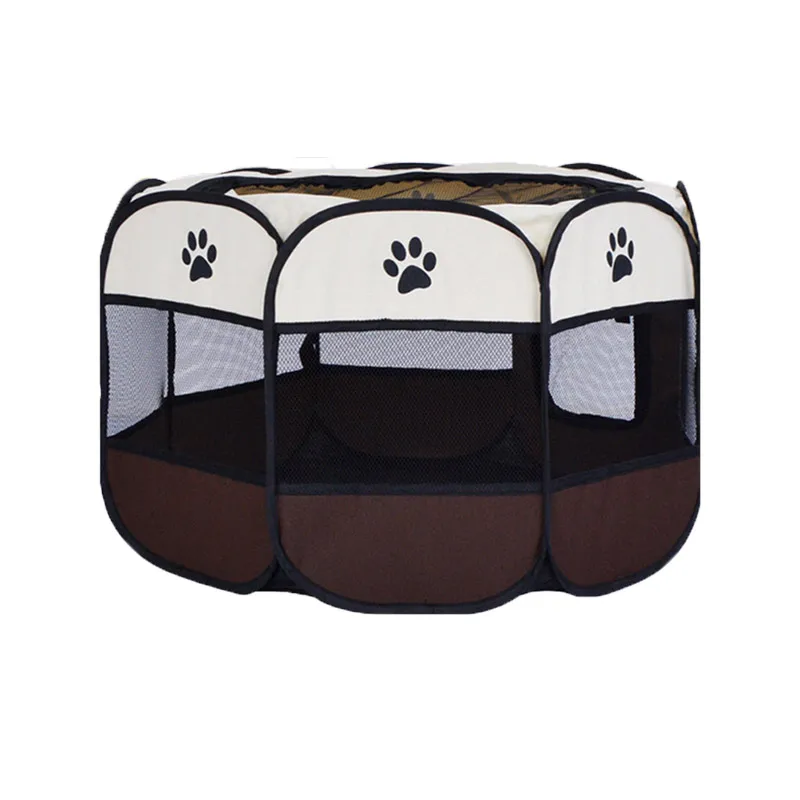 Portable Pet Playpen for Dogs Cats Foldable Dog Playpen Exercise Pen Kennel Tents with Removable Cover