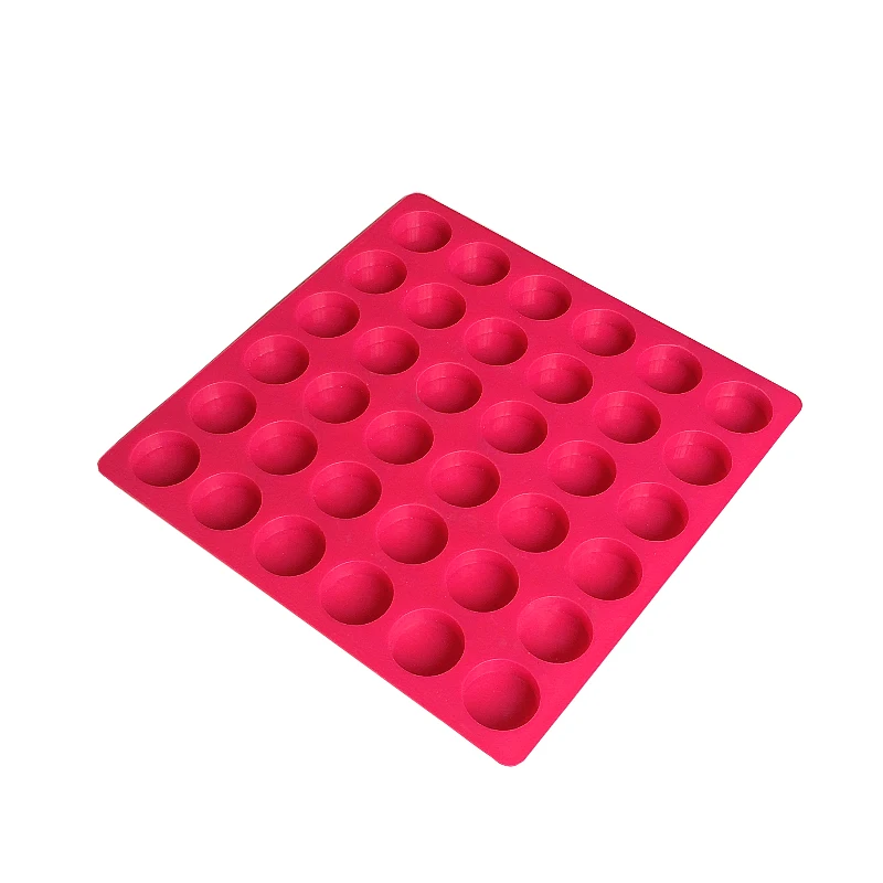 36 cavities Mini Round mini cheesecakes molds baking silicone mold for Chocolate Truffle Jelly and Candy ice mold