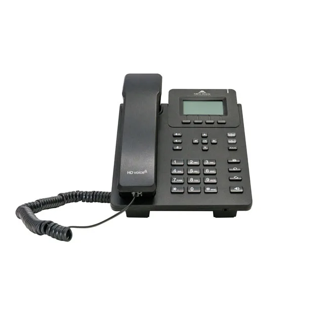 Good Compatibility New Rock OEM SIP Phone China Discount IP Phone with 6 SIP accounts and 2-line buttons
