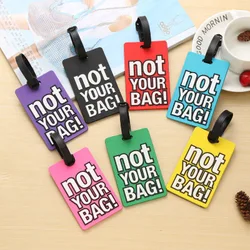 Factory Direct Sale Custom Made Soft Pvc Travel Luggage name Tag Waterproof Baggage Tag Custom Luggage Tag PVC