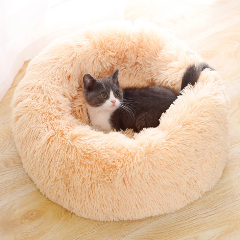 Dog Beds Washable Cat Calming Bed Donut Cuddler Self Warming Indoor pet bed