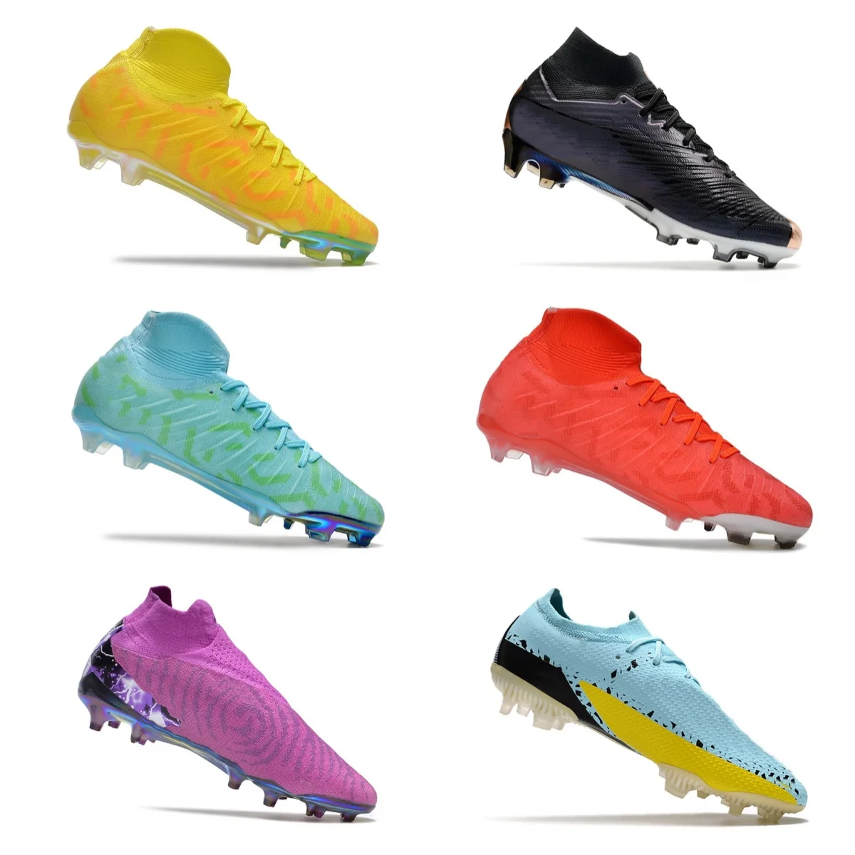Wholesale Customized Men Football Shoes Popular Design Outdoor Soccer Shoes Sport Online Football Soccer Boots