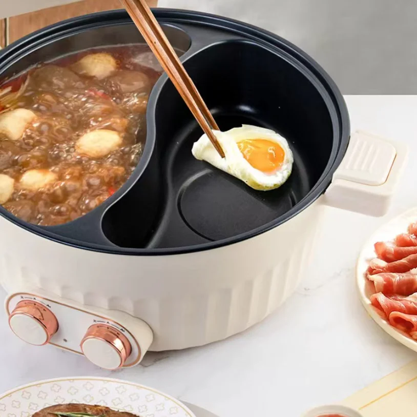 High quality new design electronic cooking pots cookware set multifunctional household cooking hot pot