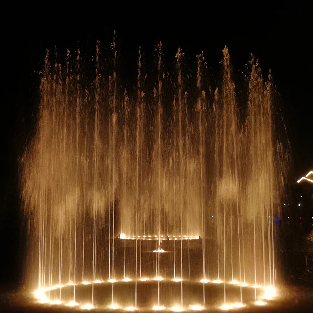 Floating Fountain Kit With Light For Home Small Circular Music Dancing Fountain For Pond