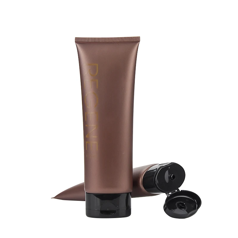 200ml eco friendly OEM cosmetic plastic packaging matte tube