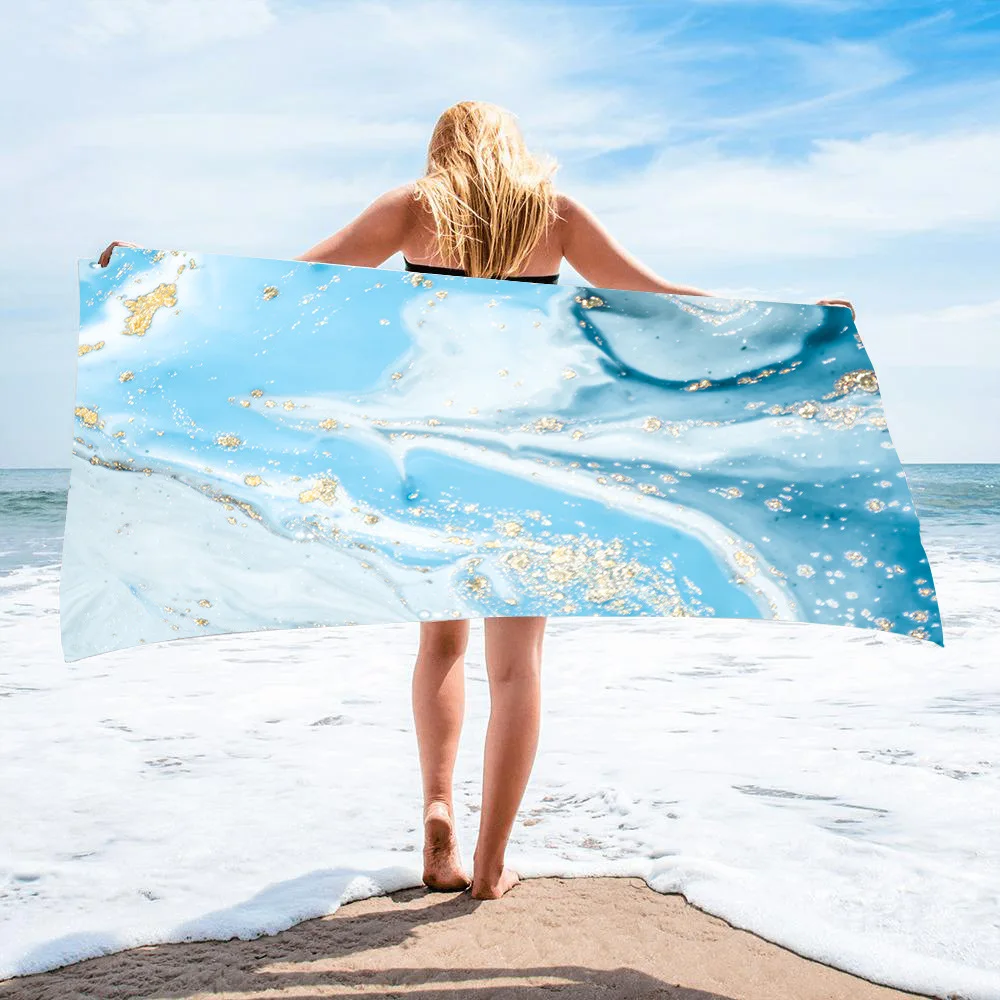 
170x90cm perfect quality printed beach towel fabrics Cost-effective sand free beach towel 