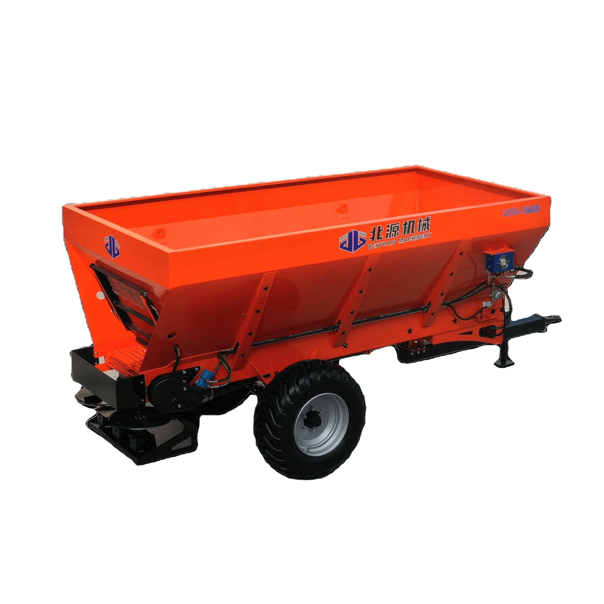 Multifunction manure spreader lime compost organic granular fertilizer spreader for manure spreading and transporting