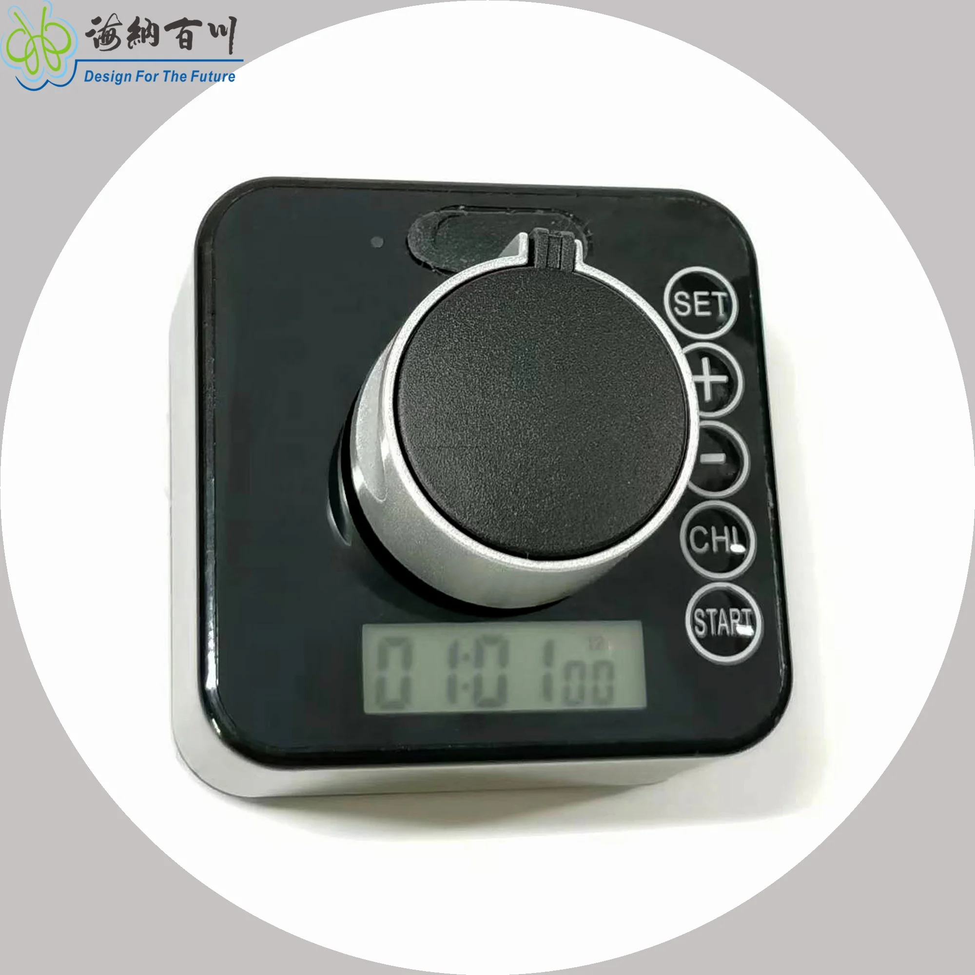 Eco-Friendly Plastic Kitchen Digital Gas Turn off Timer Square-Shaped Gas Switch Timer