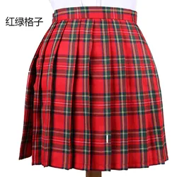 Wholesale popular japanese pleated tartan school uniform short skirt for girls