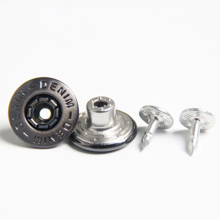 Custom Leather Decoration Buttons Rivet Metal Rivet For Clothing Jeans