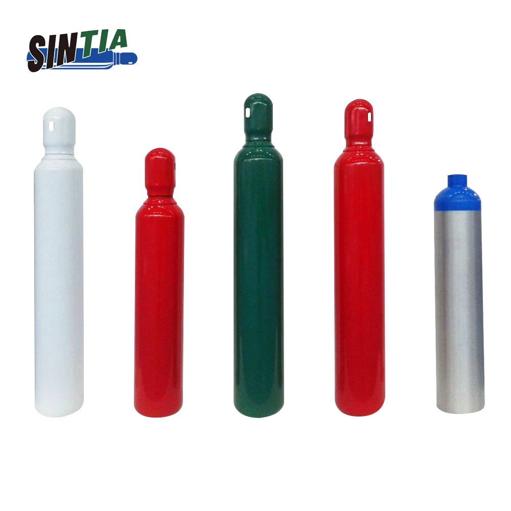 Seamless 2-40L acetylene/oxygen/argon empty gas cylinder hospital oxygen cylinder