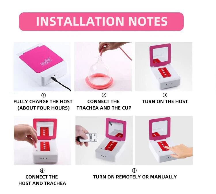 Vacuum Cup Breast Chest, Pump Enhancement Nipple Enlargement Sucker Cups enlargement machine breast massager/