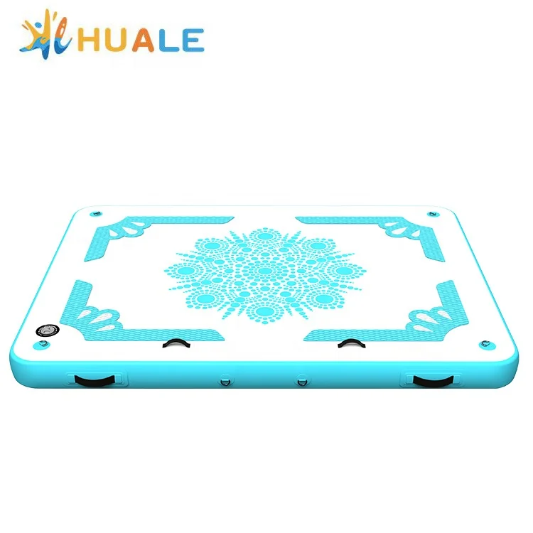 Professional China Manufacture Drop Stitch Dock Inflatable Platforms Water Floating Mat Pontoon