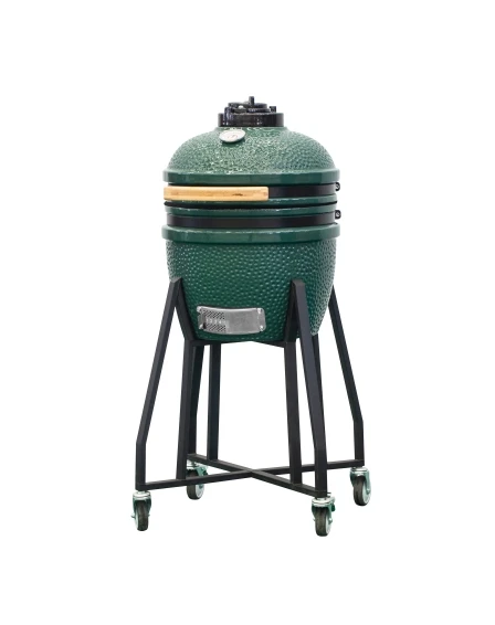 MCD 15Inch Kamado Mini Ceramic Charcoal BBQ China Manufacturer Original Barbecue Grill Stainless Steel Kitchen