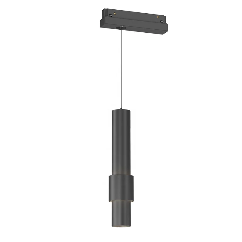 Commercial Led Running Magnetic System Manufacturer Linear Pendant Track Light