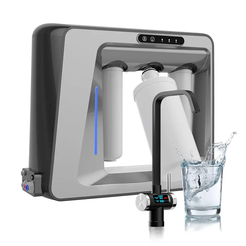 600 GPD Tankless RO System Mineral Alkaline Water Filter Cartridge NSF Certified Under Sink Reverse Osmosis Tankless
