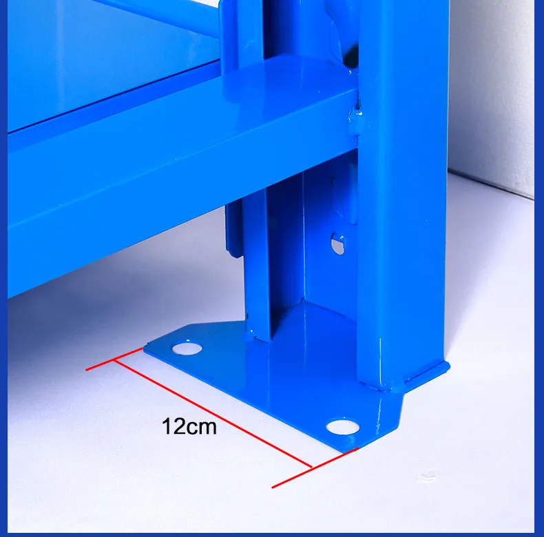 Warehouse Storage Racks Manufacture Factory 4 layers Metal Materials Light Duty Racks good price