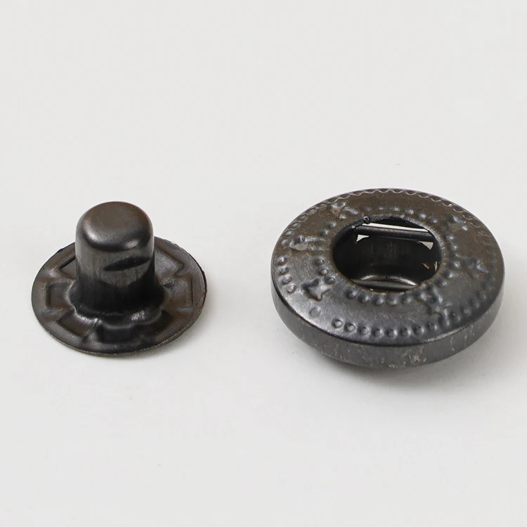 Hot Sale Stainless Steel Snap Buttons Nickel Free 15mm Metal Snap Buttons for Garment and  Overcoat