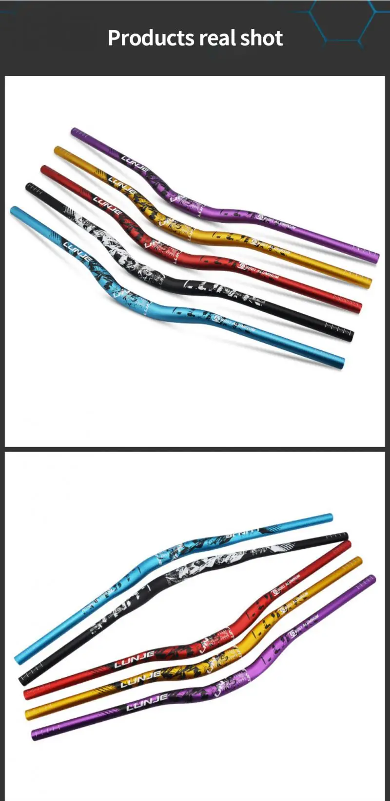 Swallow 31.8x720mm/780 Aluminum Alloy Handlebar MTB Riser Handle Bar Downhill Bike Road Parts Accessories