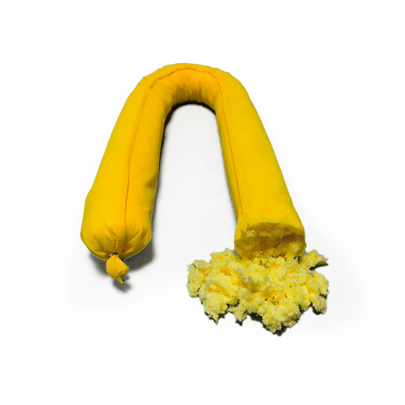 Hazmat Chemical Absorbent Socks For Spill Containment