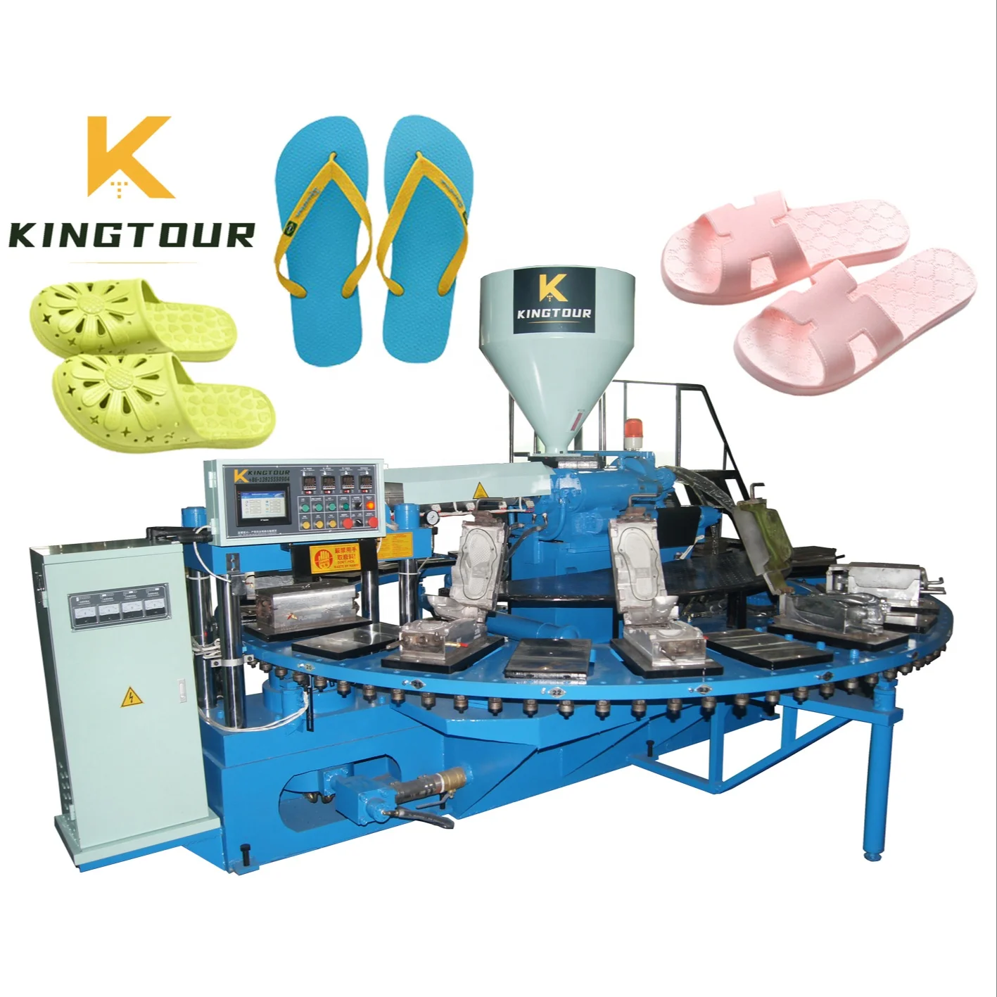 KT-618 Complete Ladies Plastic PVC Injection Shoe Making Machine