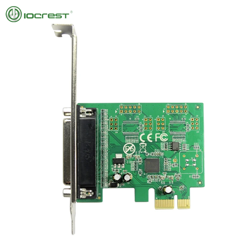 Бесплатная доставка PCIe AX99100 чипсет PCI-e карта контроллера с 1 портом DB-25 параллельный