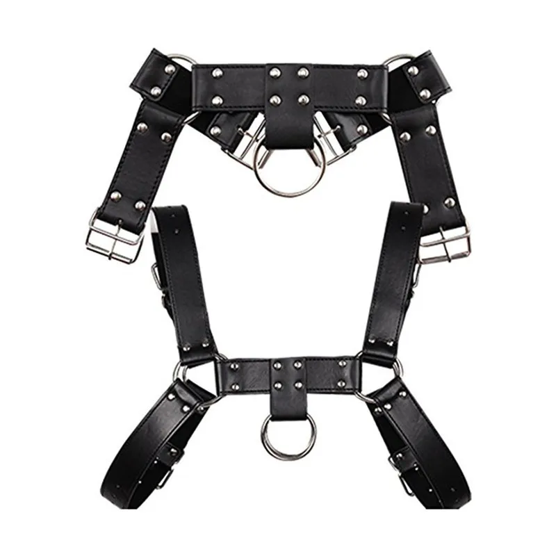 Прямая продажа с фабрики, европейские и американские мужские индивидуальные кожаные ремни в стиле панк, мужские модные подтяжки в стиле ретро