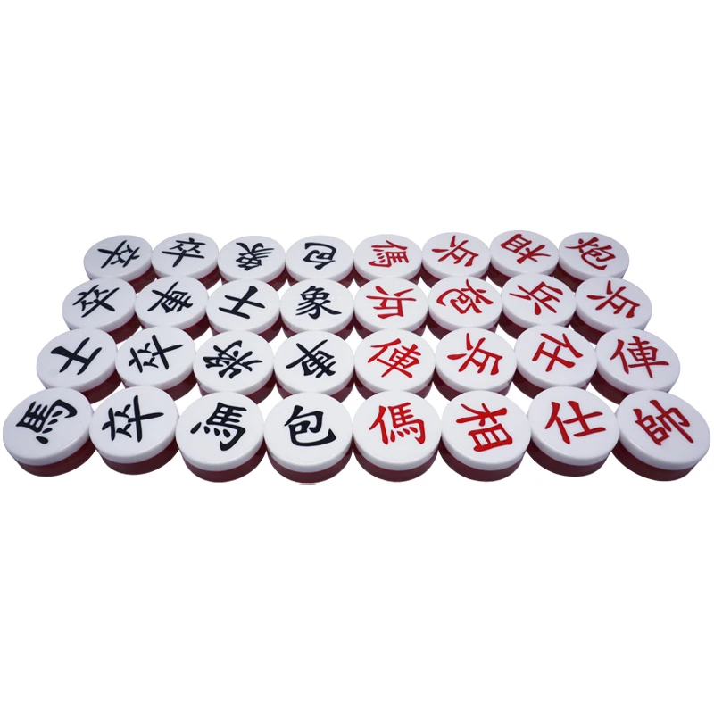 32 pieces xiangqi chess board games special Acrylic advanced custom luxury import and export traditional chess strategy games