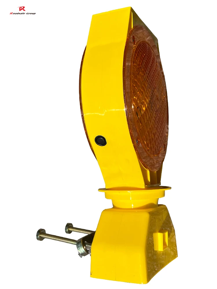 Traffic cone and barricade signal light warning light road safety solar rechargeable led flare warning light/lamp