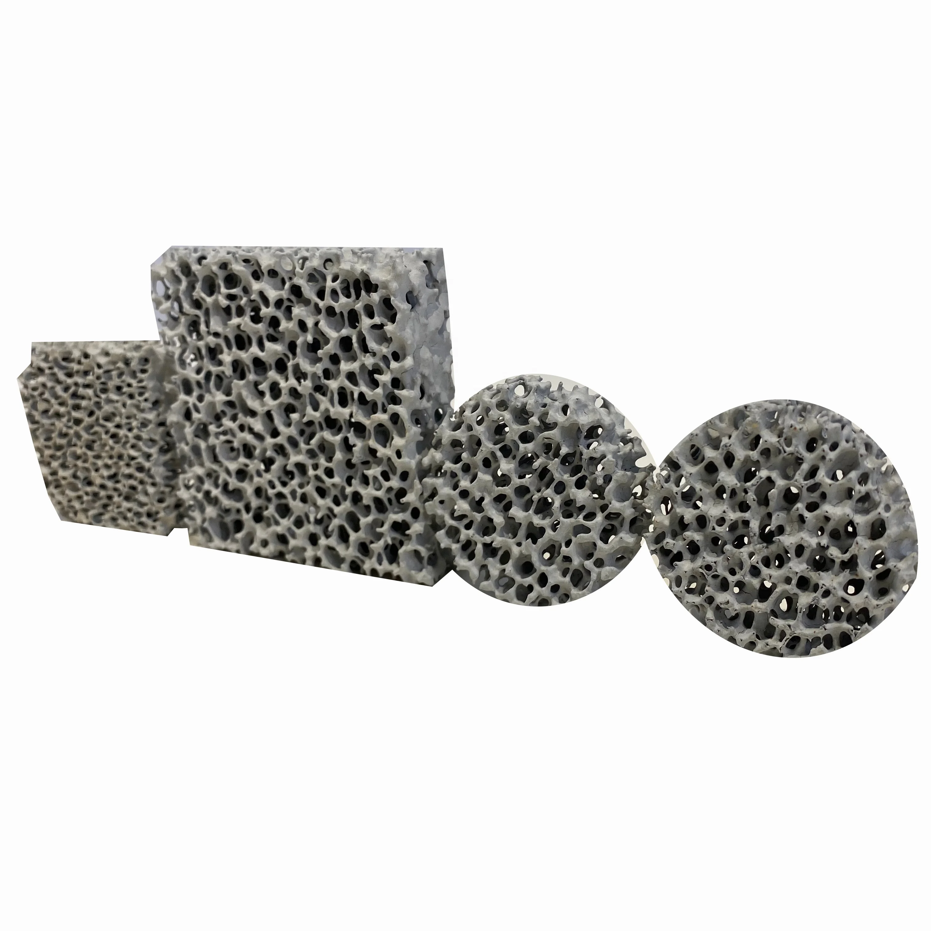 Silicon Carbide Foamed Ceramics Ceramic Foam Filter For Metal Filtration Aluminium Casting Ceramic Foam Honeycomb Filter