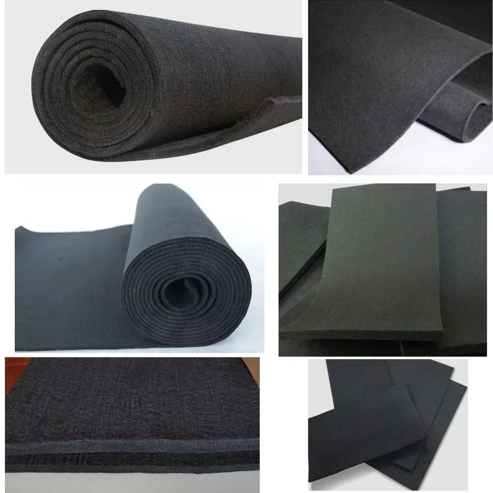 Heat-Resistant Flame Retardant Carbon Felt Welding Blanket Fireproof High Temp Insulation Pad Protective Mat for Welding