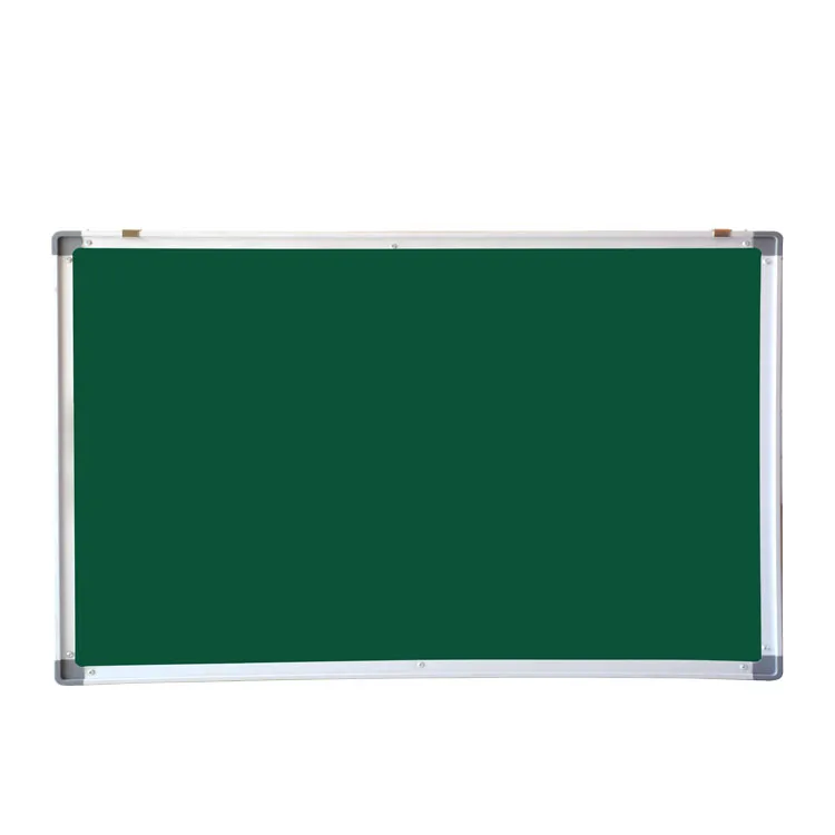 Custom size aluminum frame write green board wall hanging chalkboard for office home