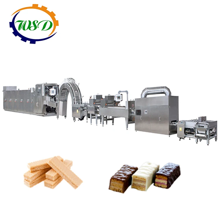 Hot Sale Ice Cream Cone Machine Economic Wafer Biscuit Making Facility Chocolate Filling Production Line