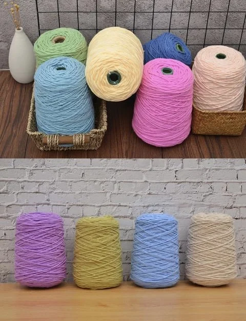 Best-Selling various Colors 550g Hand Tufting Acrylic Yarn 5ply 2mm Thick Tufted Yarn for Rugs and Carpets