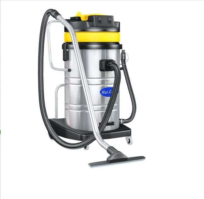 Industrial suction machine 3000W  capacity 80 liter for wet and  dry  dust collector