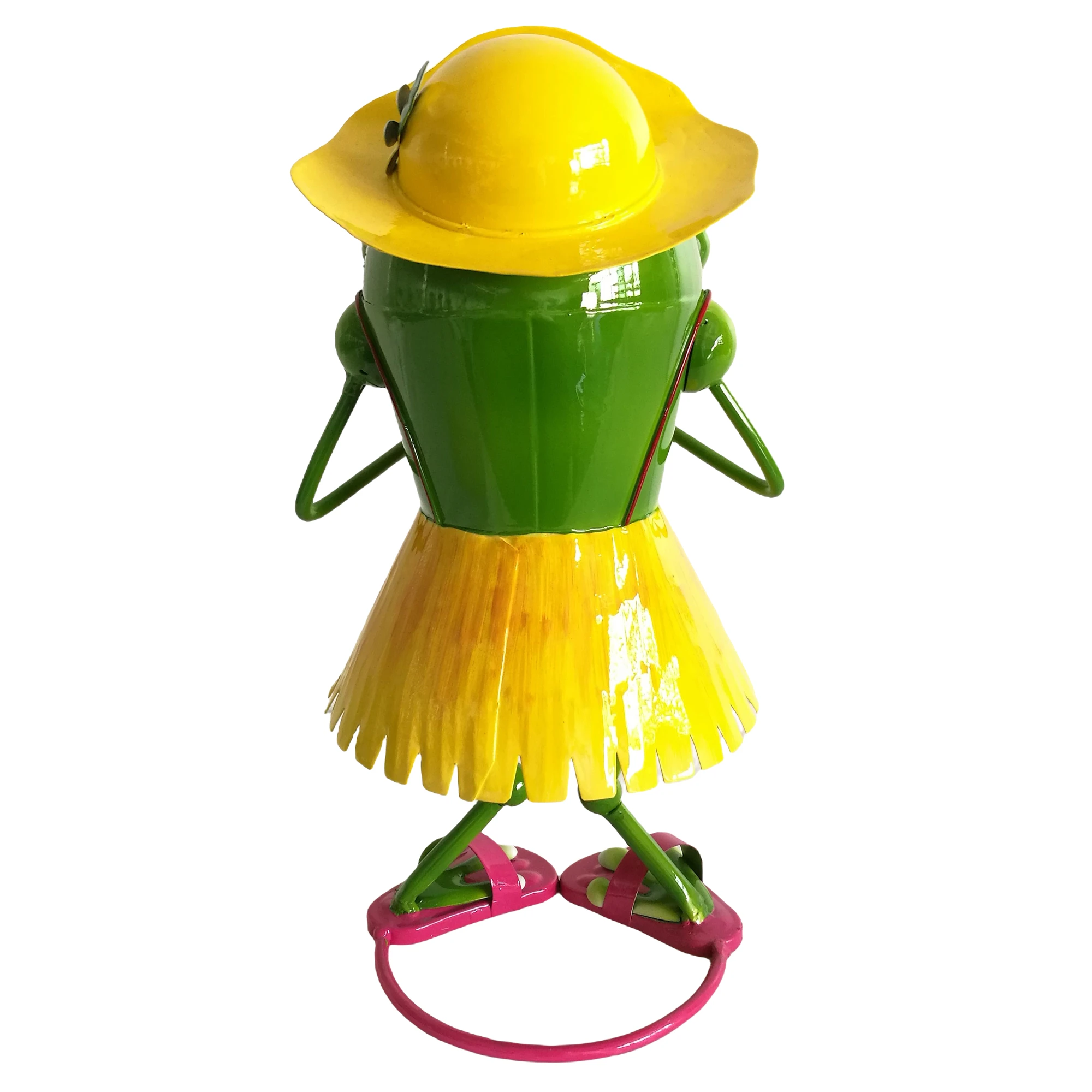 Outdoor metal gifts animals frogs statues decore vintage iron garden decor