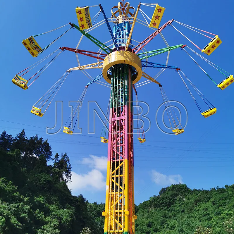 Уличные аттракционы в парке, 43,8 метров, летающая башня, карусели, Распродажа по заводской цене